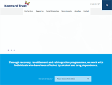 Tablet Screenshot of kenwardtrust.org.uk